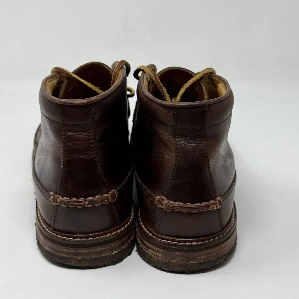 Sperry Gold Cup Chukka Boots Mens 11 M Brown Leather Crepe Sole Preppy Urban